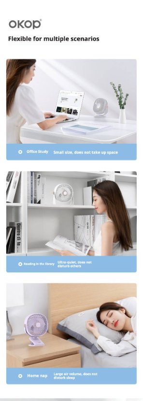 Fan KP-F05 Portable desktop fan