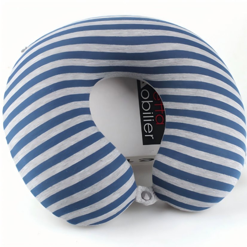 U-shaped pillow Single-Sided Striped Memory Foam U-Shaped Pillow